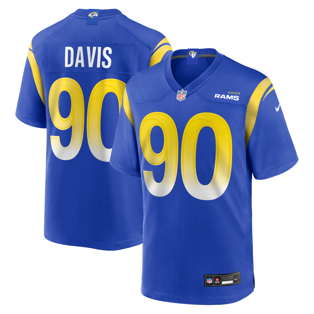 Tyler Davis Los Angeles Rams Nike Team Game Jersey -  Royal