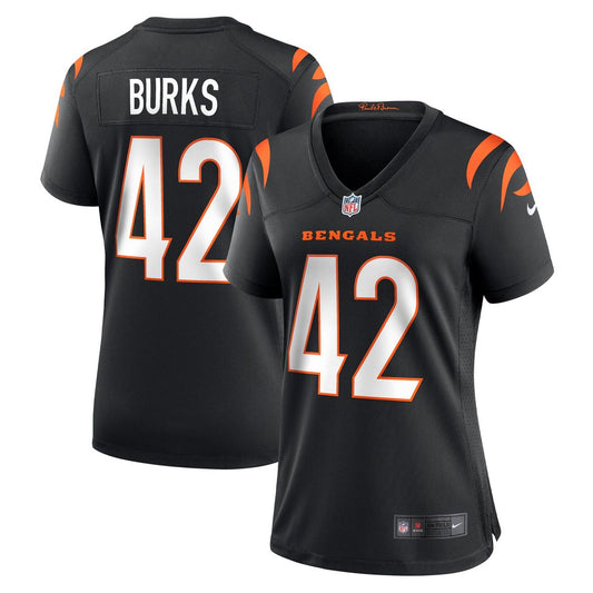 Oren Burks Cincinnati Bengals Nike Women's Team Game Jersey -  Black