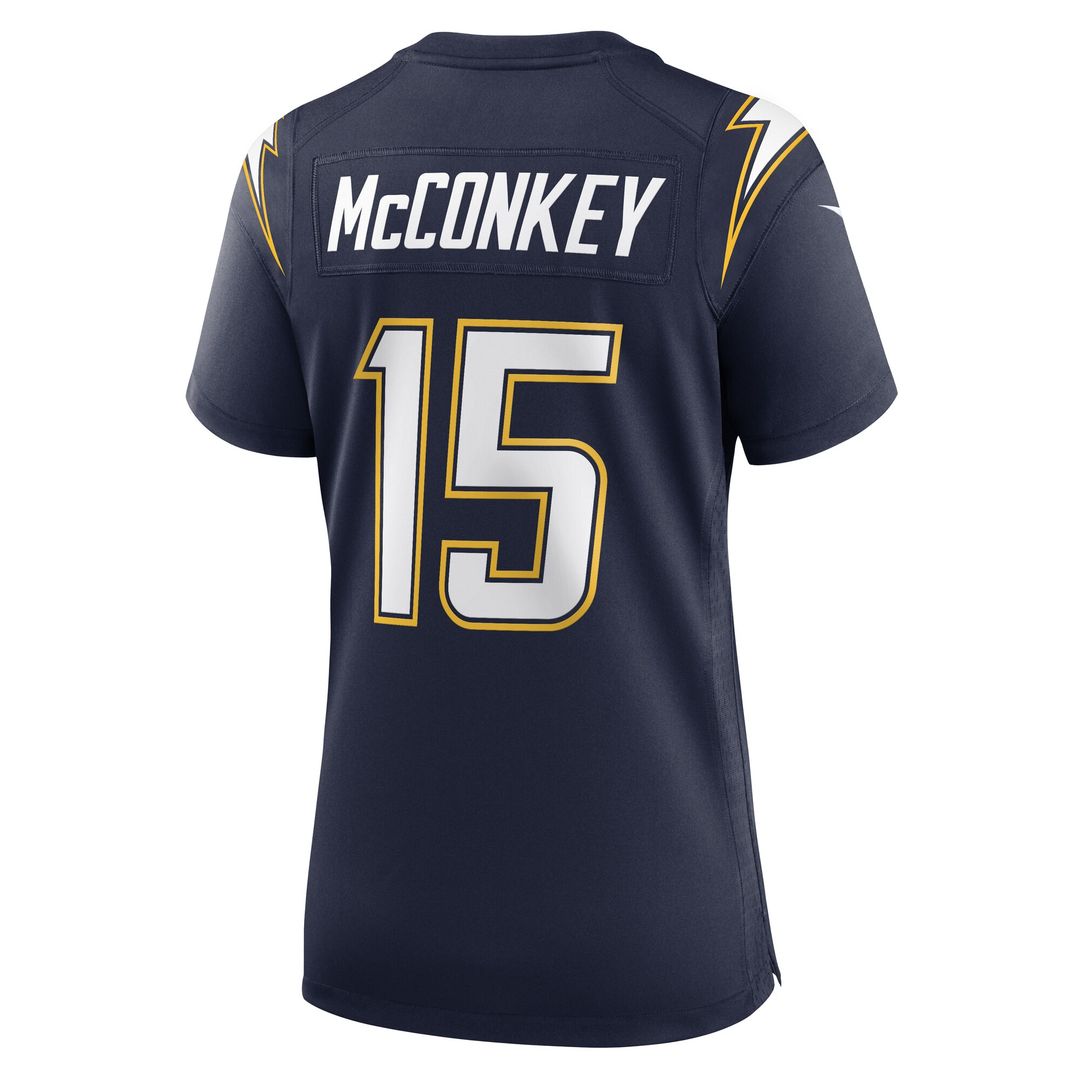 Ladd McConkey Los Angeles Chargers Nike Women's Alternate Super Chargers Game Jersey - Navy