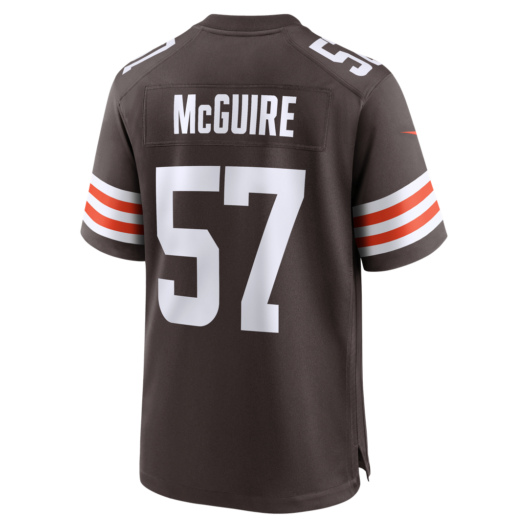 Isaiah McGuire Cleveland Browns Nike Team Game Jersey -  Brown