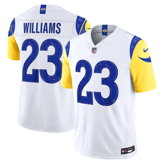Kyren Williams Los Angeles Rams Nike Vapor F.U.S.E. Stitched Limited Jersey - White