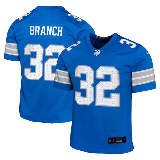 Brian Branch Detroit Lions Nike Youth Game Jersey - Blue