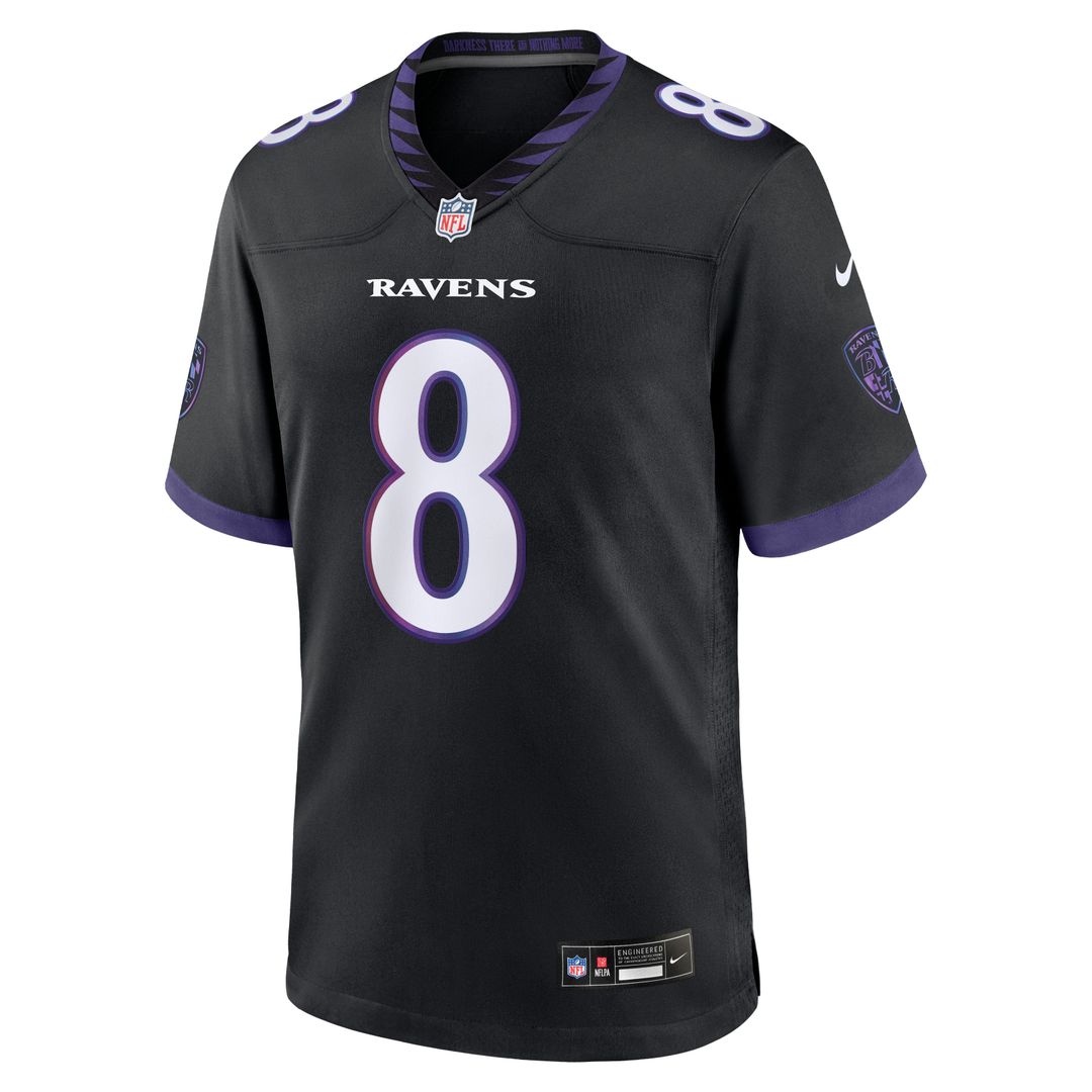 Lamar Jackson Baltimore Ravens Nike Game Jersey - White