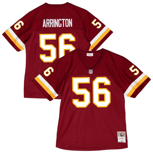 LaVar Arrington Washington Commanders Mitchell & Ness 2001 Legacy Throwback Replica Jersey - Burgundy