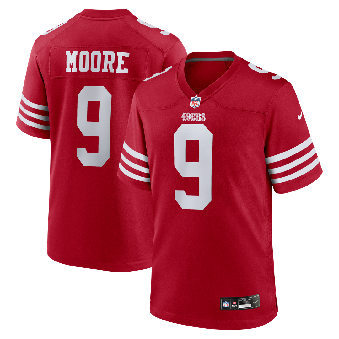Skyy Moore San Francisco 49ers Nike Team Game Jersey -  Scarlet