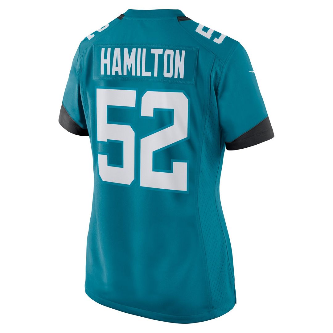 DaVon Hamilton Jacksonville Jaguars Nike Women's Game Jersey - Black