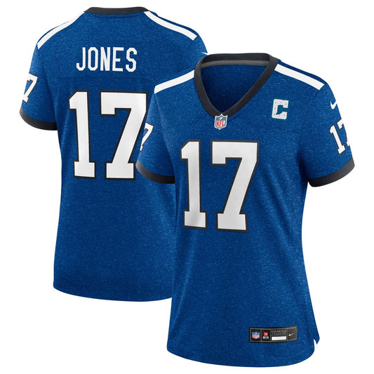 Daniel Jones Indianapolis Colts Nike Women's Alternate 2 Indiana Nights Game Jersey -  Heather Royal