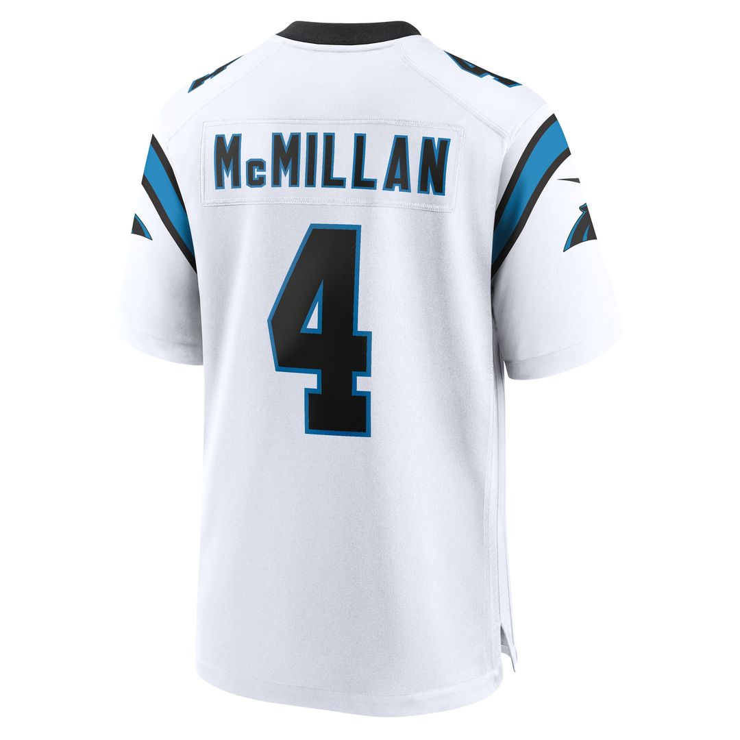 Tetairoa McMillan Carolina Panthers Nike Game Jersey - White