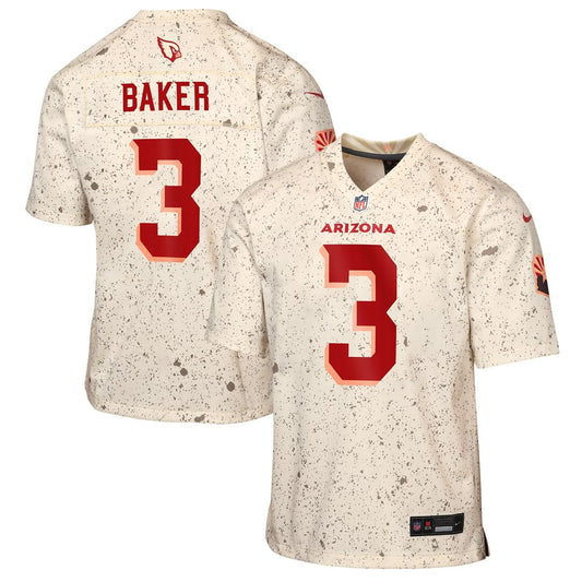 Budda Baker Arizona Cardinals Nike Youth 2025 Rivalries Collection Game Jersey - Natural