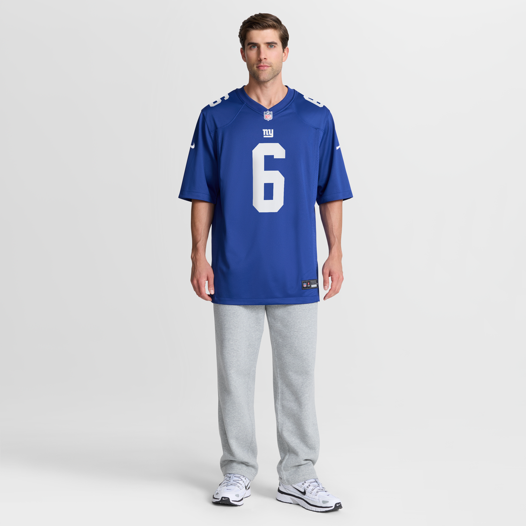 Jaxson Dart New York Giants Nike Alternate Century Red Game Jersey - Red
