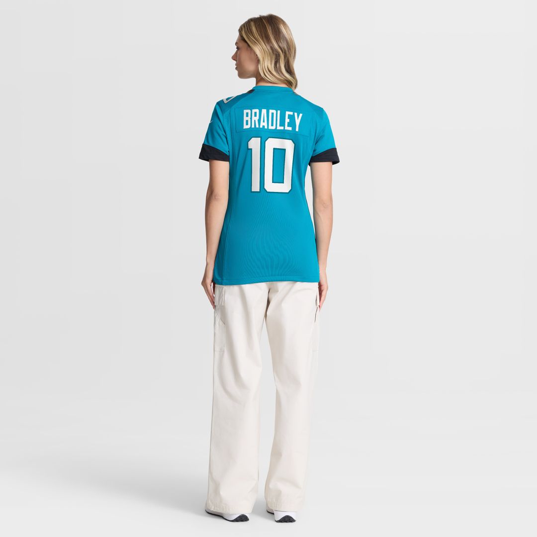 Carter Bradley Jacksonville Jaguars Nike Women's Team Game Jersey -  Teal