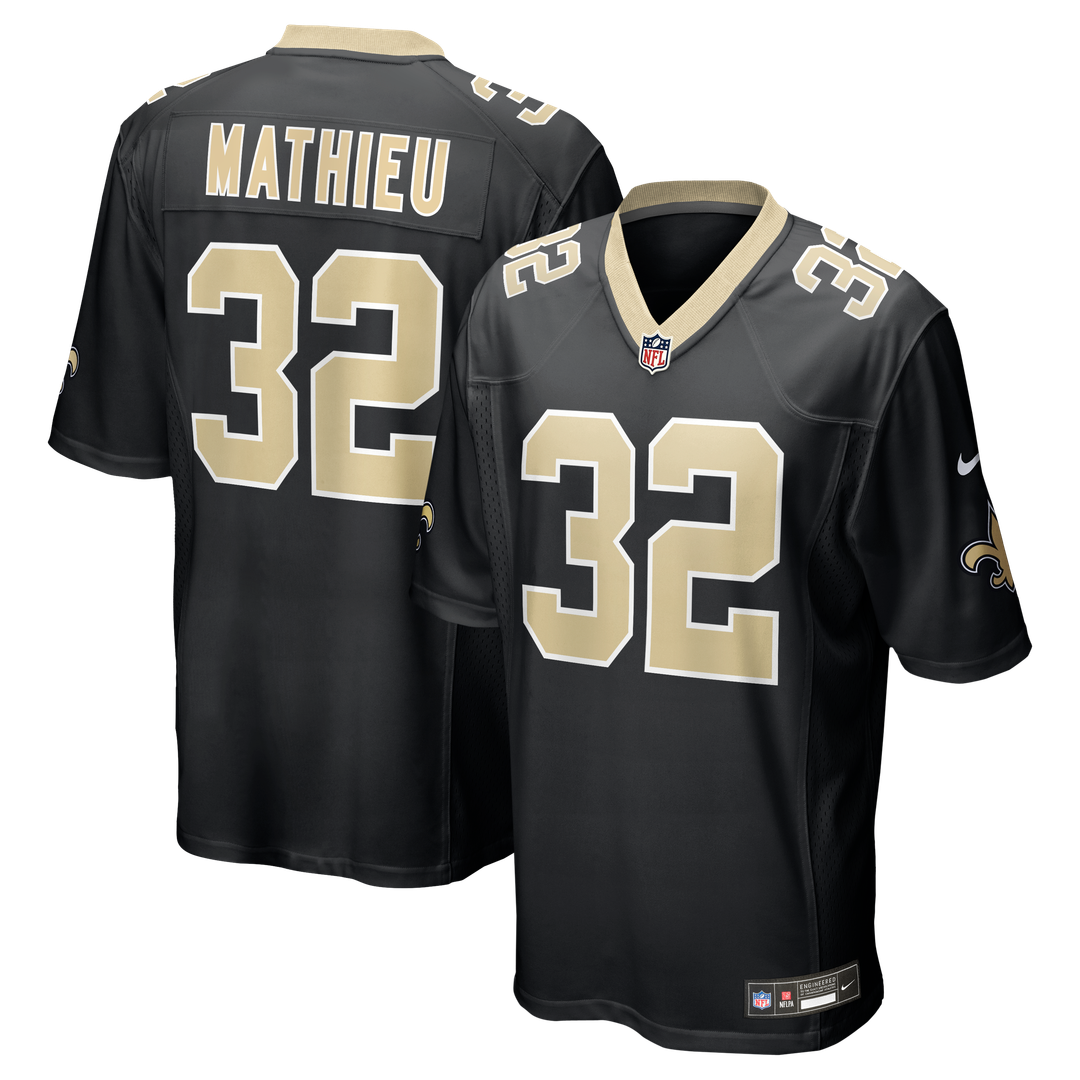 Tyrann Mathieu New Orleans Saints Nike Game Jersey - Black