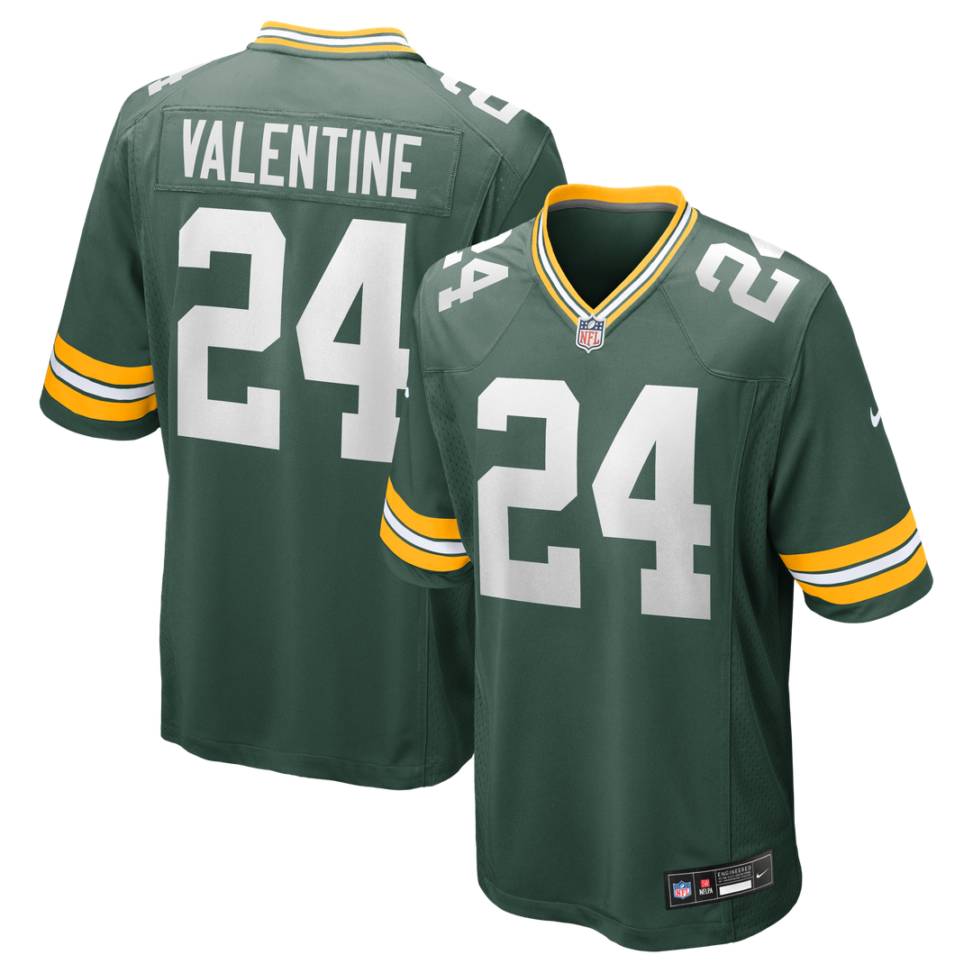 Carrington Valentine Green Bay Packers Nike  Game Jersey -  Green