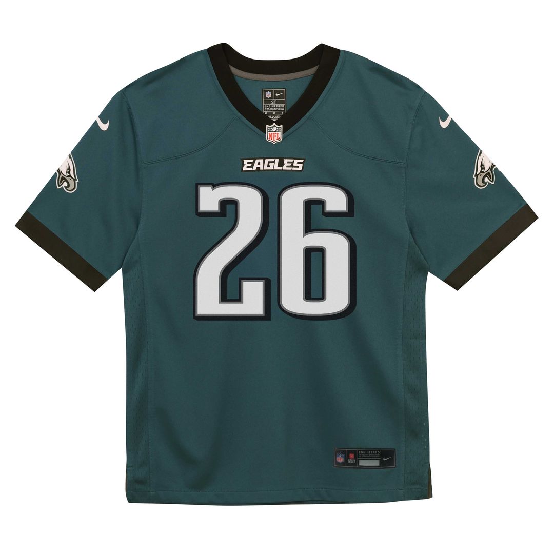 Saquon Barkley Philadelphia Eagles Nike Preschool Team Game Jersey - Midnight Green