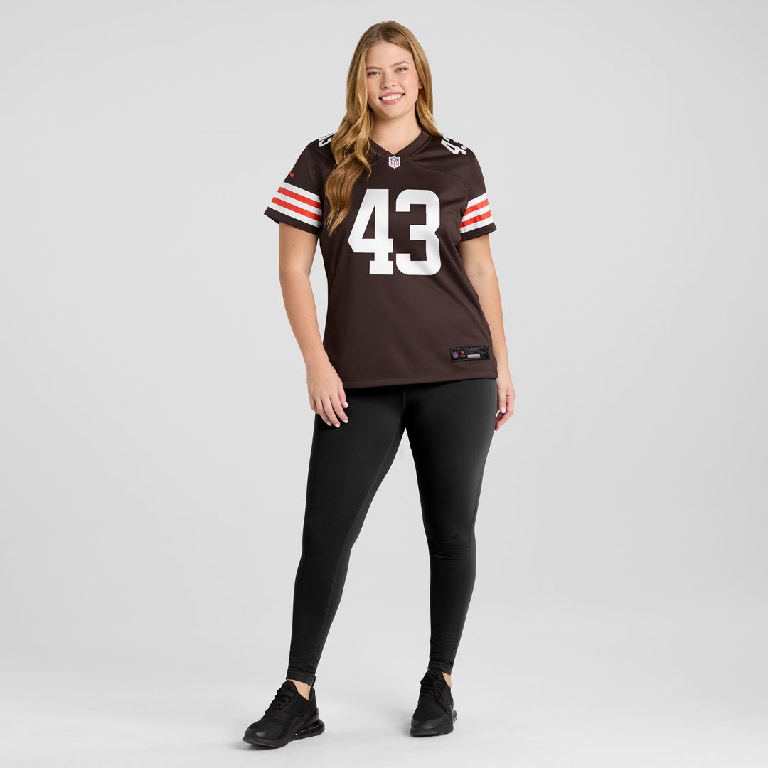 Mohamoud Diabate Cleveland Browns Nike Women's Team Game Jersey -  Brown