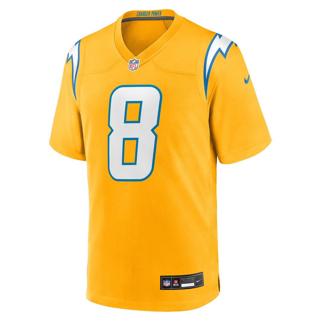 Omarion Hampton Los Angeles Chargers Nike Alternate Super Chargers Game Player Jersey - Navy