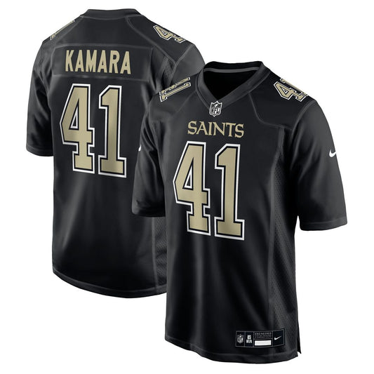 Alvin Kamara New Orleans Saints Nike Fashion Game Jersey - Carbon Black