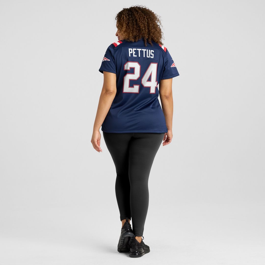 Dell Pettus New England Patriots Nike Women's Game Jersey - Navy