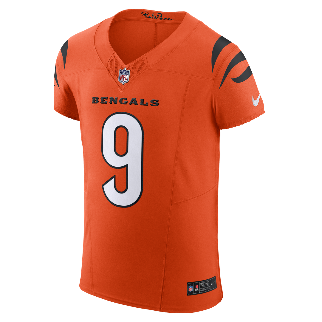 Joe Burrow Cincinnati Bengals Nike  Vapor F.U.S.E. Elite Jersey - Orange