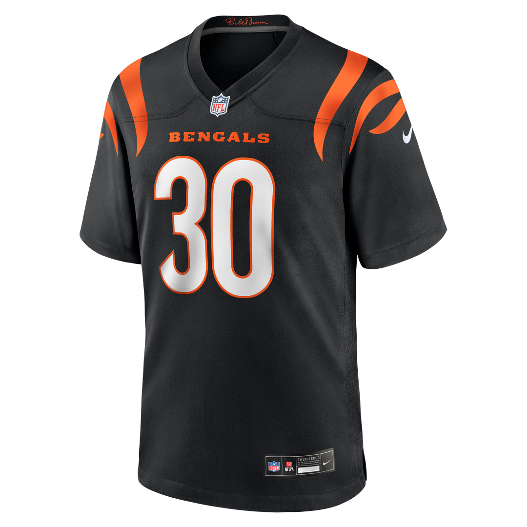 Chase Brown Cincinnati Bengals Nike Team Game Jersey -  Black