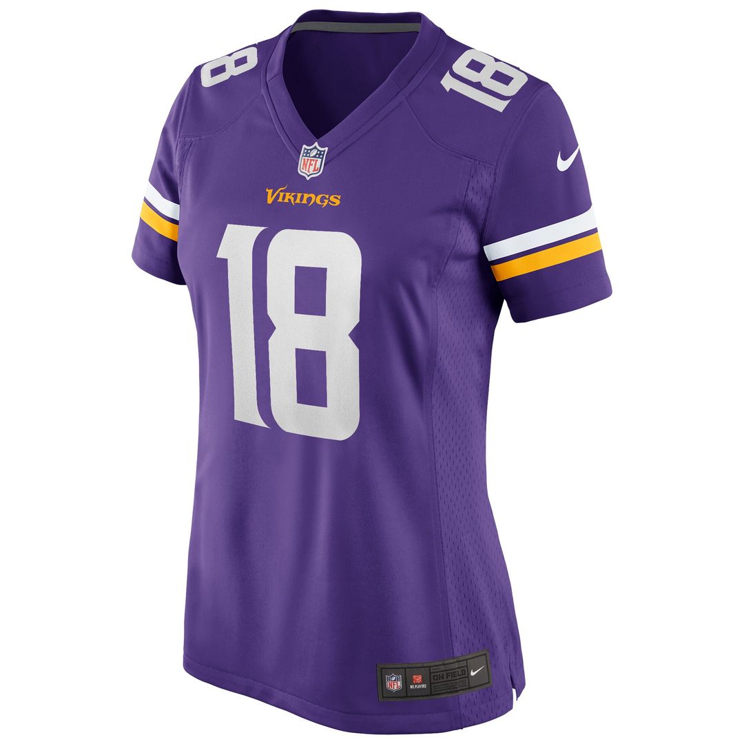 Justin Jefferson Minnesota Vikings Nike Women's Game Player Jersey - White