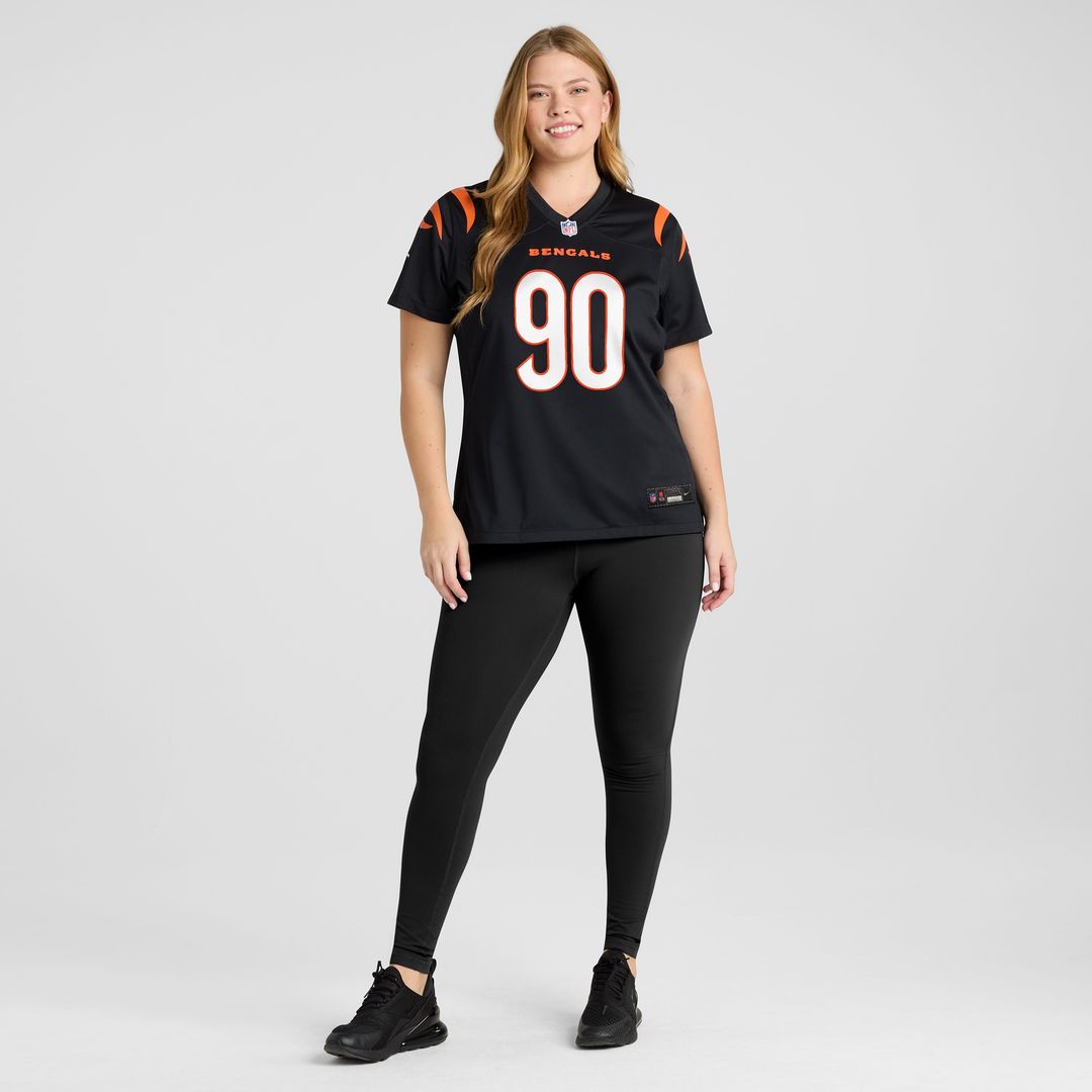 Kris Jenkins Jr. Cincinnati Bengals Nike Women's  Game Jersey -  Black