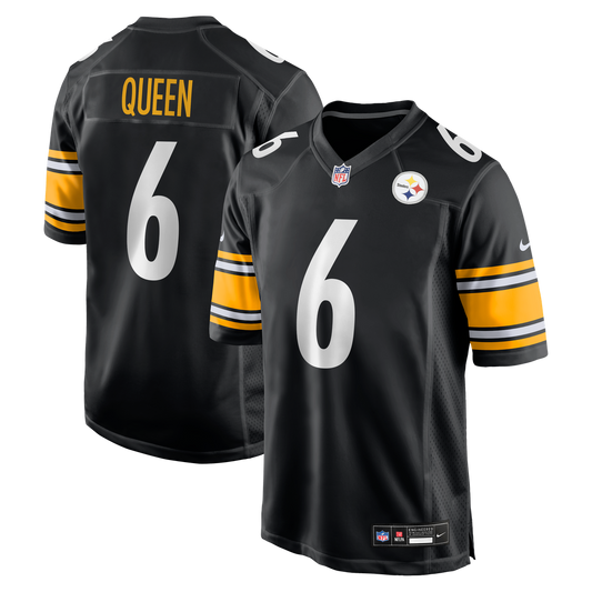 Patrick Queen Pittsburgh Steelers Nike Game Player Jersey - Black