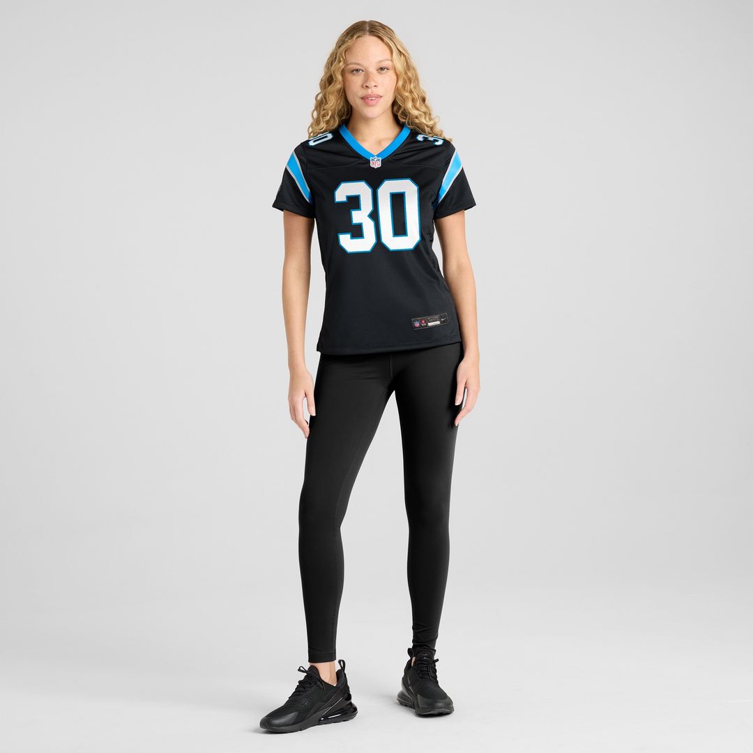 Chuba Hubbard Carolina Panthers Nike Women's Team Game Jersey - Black
