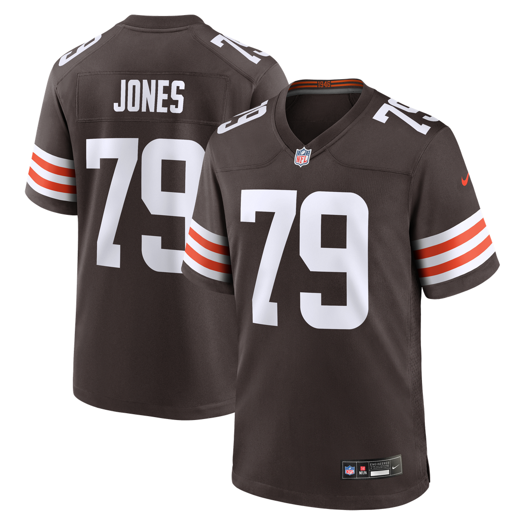 Dawand Jones Cleveland Browns Nike Team Game Jersey -  Brown