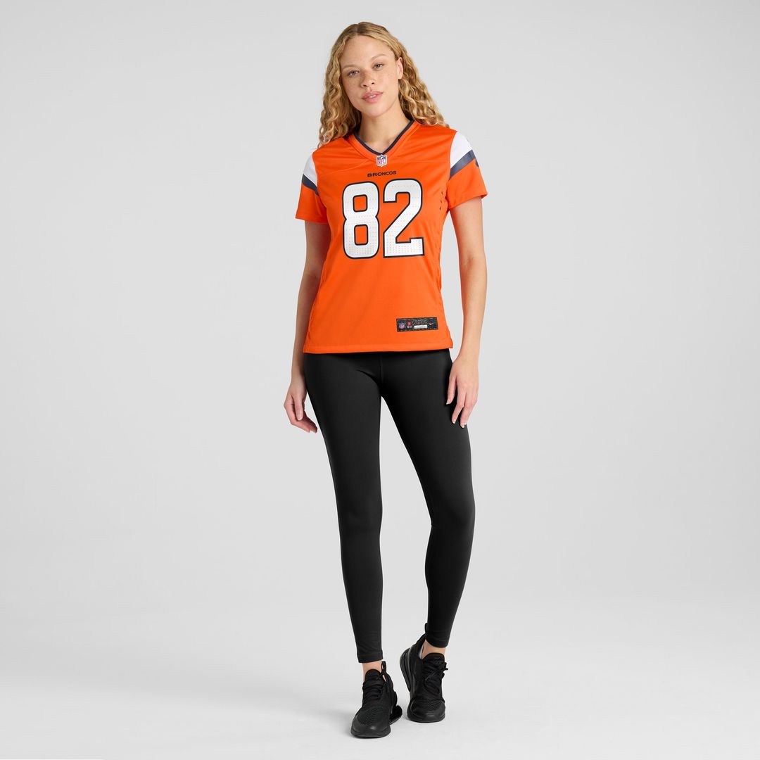 Adam Trautman Denver Broncos Nike Women's Team Game Jersey -  Orange