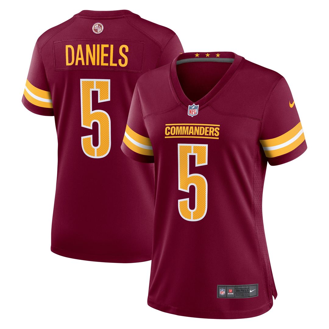 Jayden Daniels Washington Commanders Nike Women's Game Jersey -  White