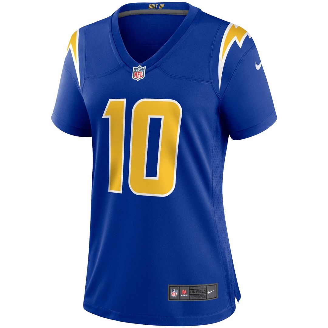 Justin Herbert Los Angeles Chargers Nike Women's Alternate Game Jersey - Navy