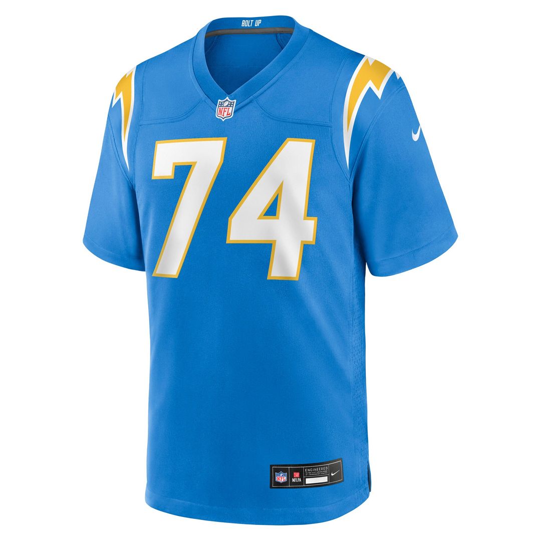 Kayode Awosika Los Angeles Chargers Nike Team Game Jersey -  Powder Blue