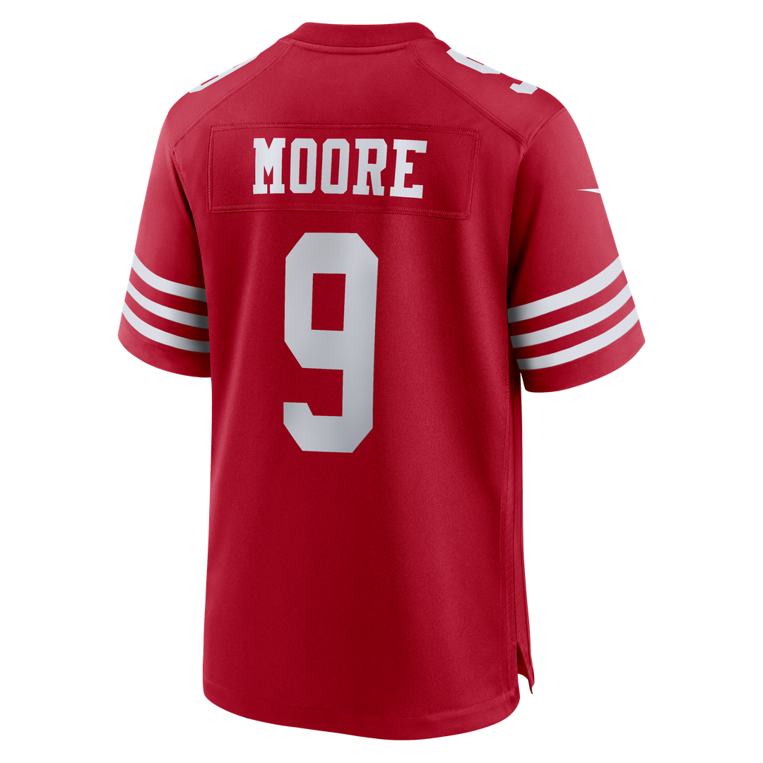 Skyy Moore San Francisco 49ers Nike Team Game Jersey -  Scarlet