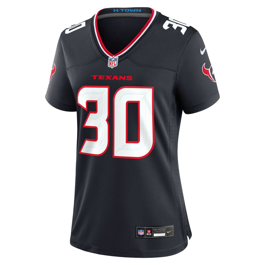 Brandon Codrington Houston Texans Nike Women's Team Game Jersey -  Navy