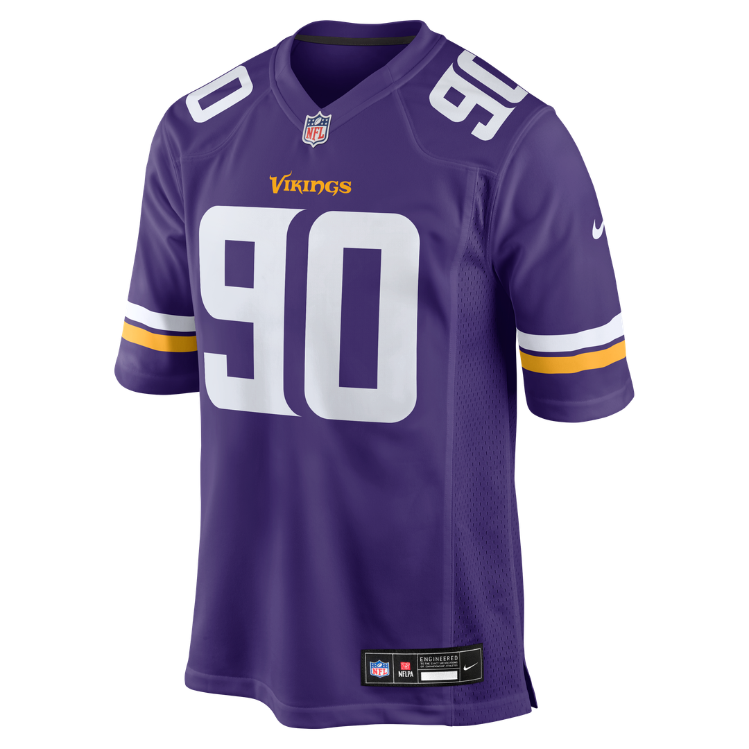 Tyrion Ingram-Dawkins Minnesota Vikings Nike Team Game Jersey -  Purple