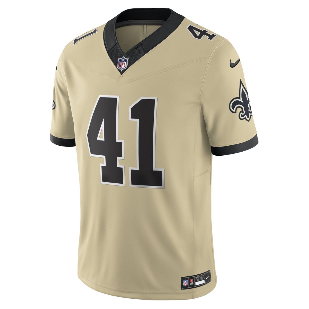 Alvin Kamara New Orleans Saints Nike Gameday Golds Alternate Vapor F.U.S.E. Limited Jersey - Gold