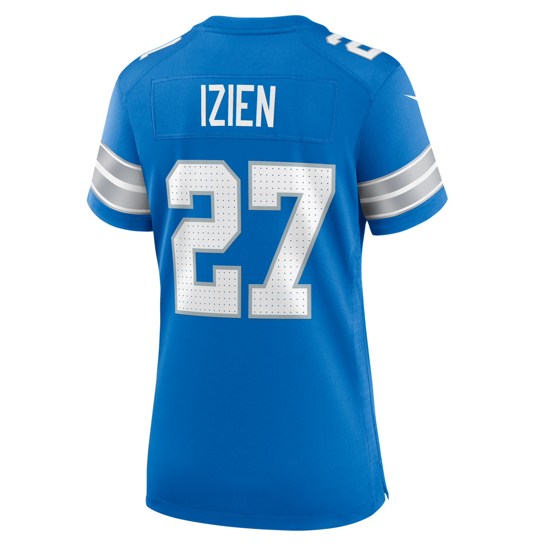 Christian Izien Detroit Lions Nike Women's Team Game Jersey -  Blue