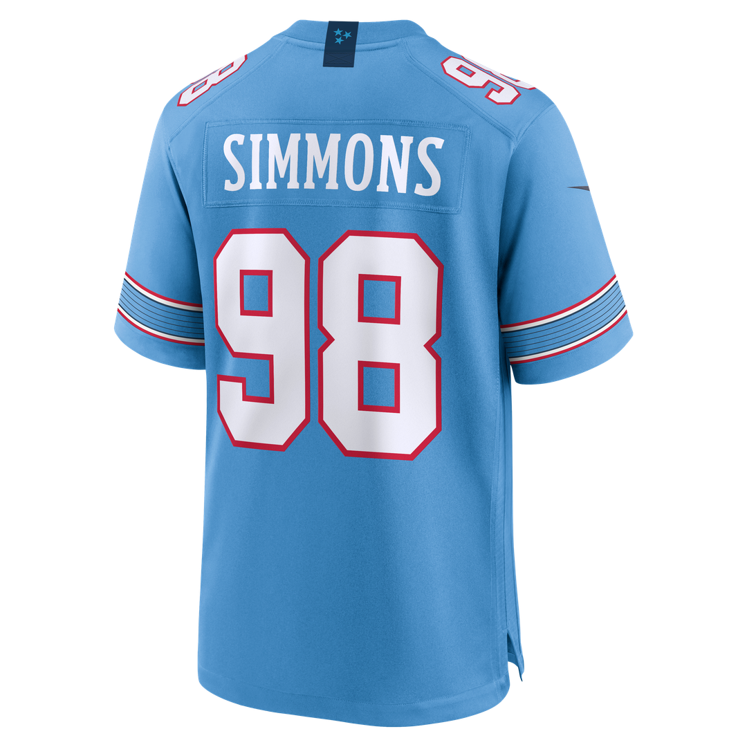 Jeffery Simmons Tennessee Titans Nike Game Jersey - White