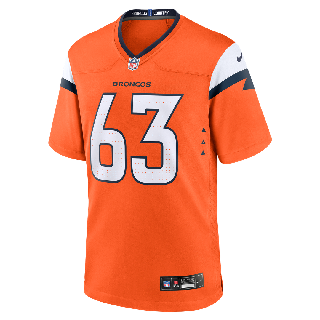Alex Palczewski Denver Broncos Nike Team Game Jersey -  Orange