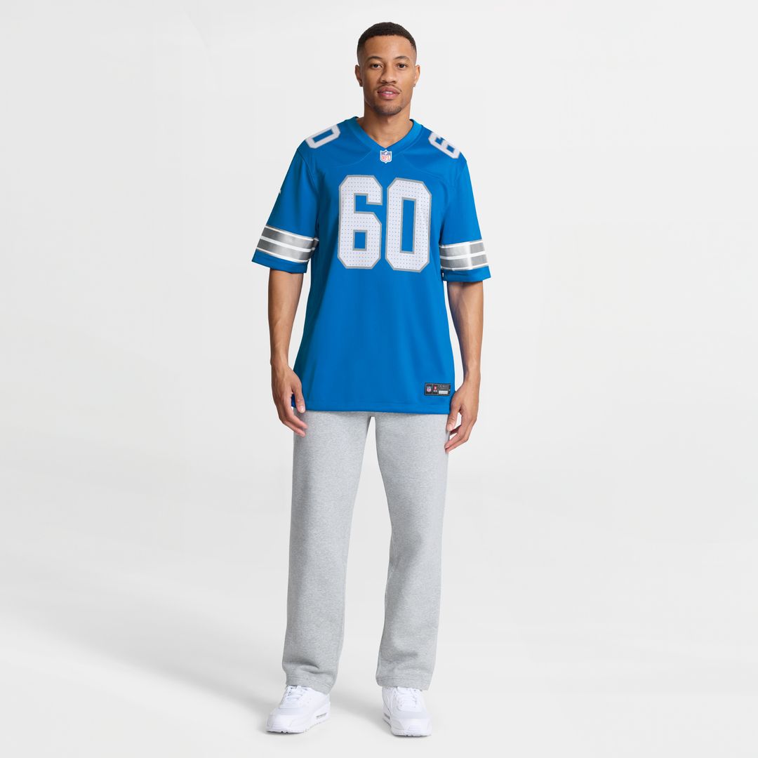 Graham Glasgow Detroit Lions Nike Team Game Jersey -  Blue