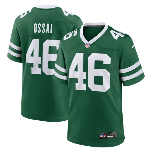 Joseph Ossai New York Jets Nike Team Game Jersey - Legacy Green