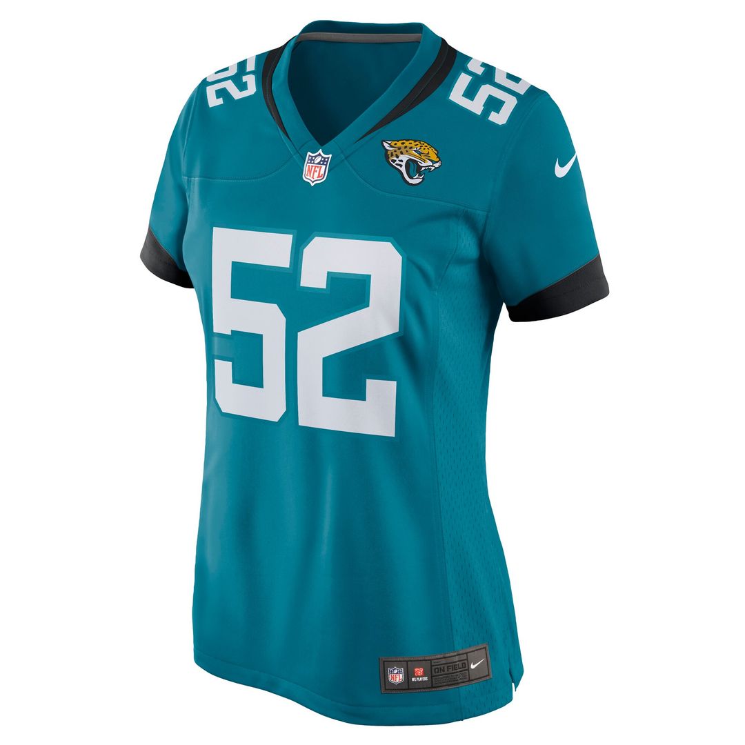 DaVon Hamilton Jacksonville Jaguars Nike Women's Game Jersey - Black