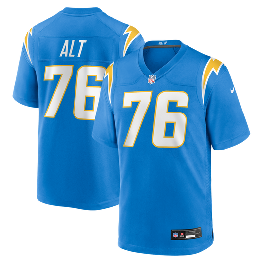 Joe Alt Los Angeles Chargers Nike  Player Game Jersey - Powder Blue