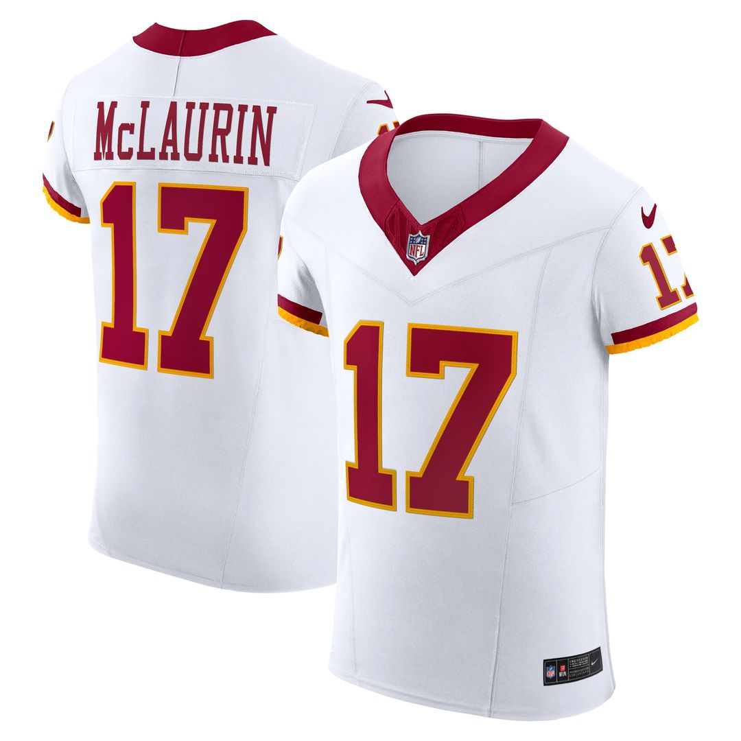 Terry McLaurin Washington Commanders Nike Alternate 2 Super Bowl Era Vapor F.U.S.E. Elite Jersey - White