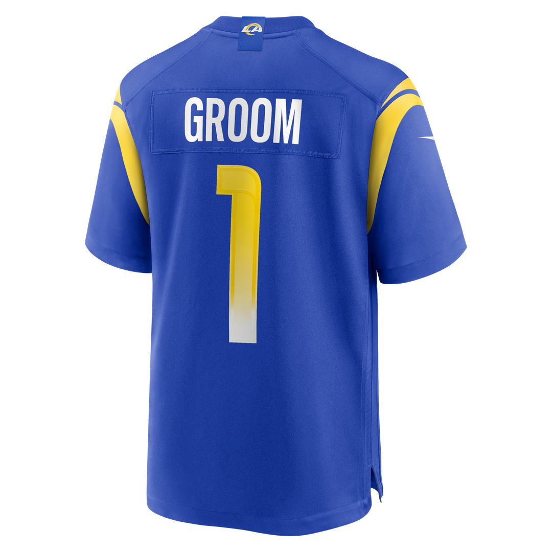 Number 1 Groom Los Angeles Rams Nike Game Jersey - Royal
