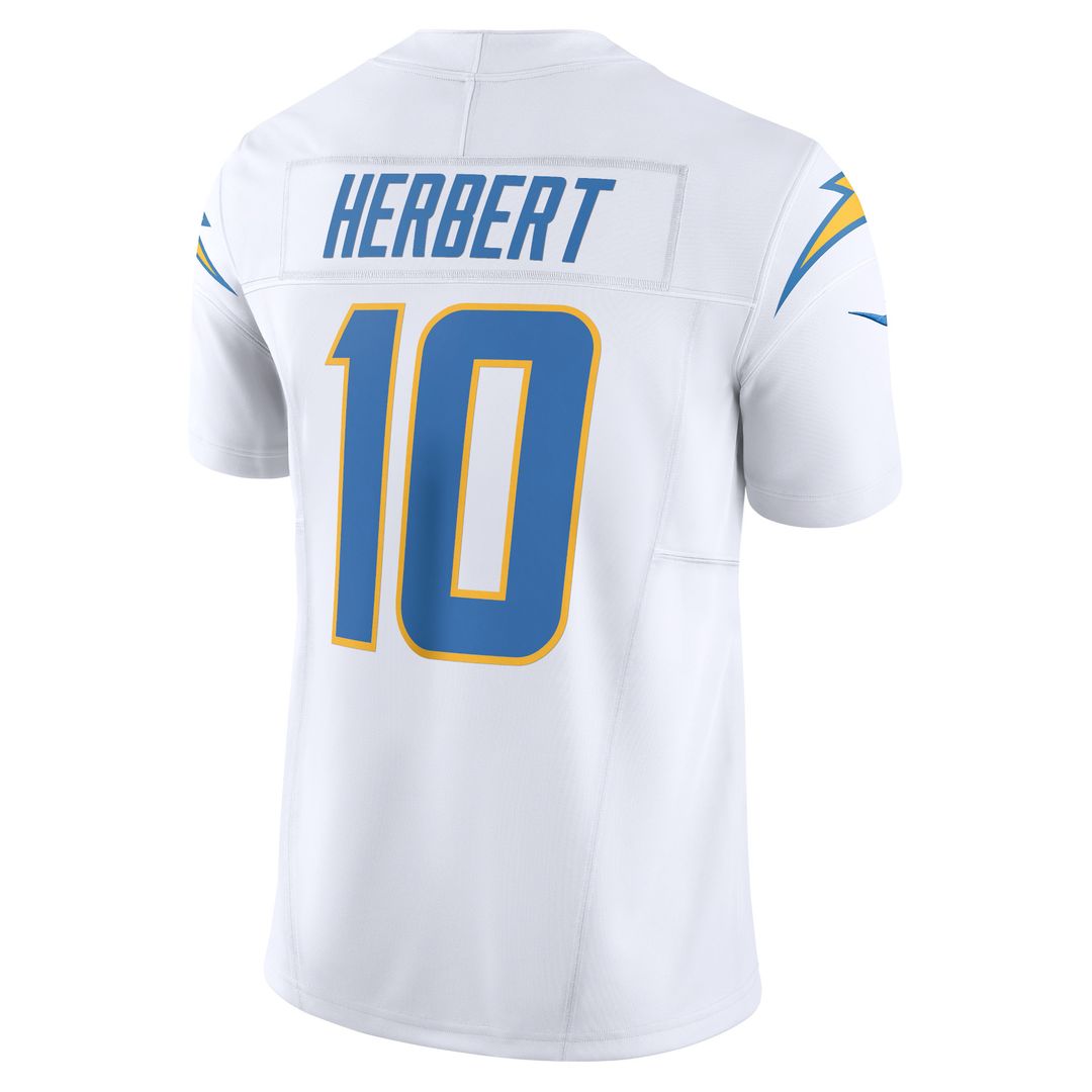 Justin Herbert Los Angeles Chargers Nike Alternate Charger Power Vapor F.U.S.E. Limited Jersey - Gold