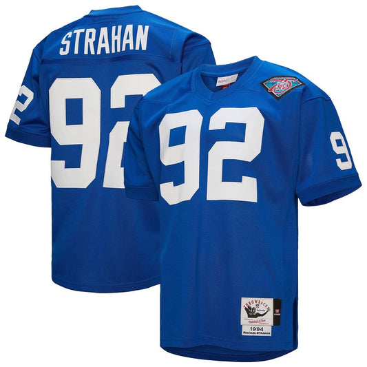 Michael Strahan New York Giants 1994 Mitchell & Ness Authentic Throwback Retired Player Jersey - Royal