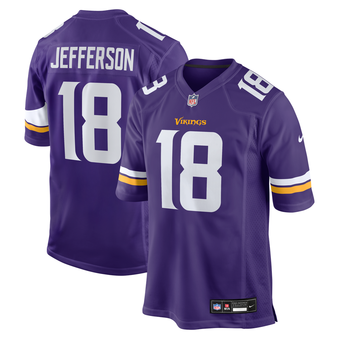 Justin Jefferson Minnesota Vikings Nike Game Player Jersey - White