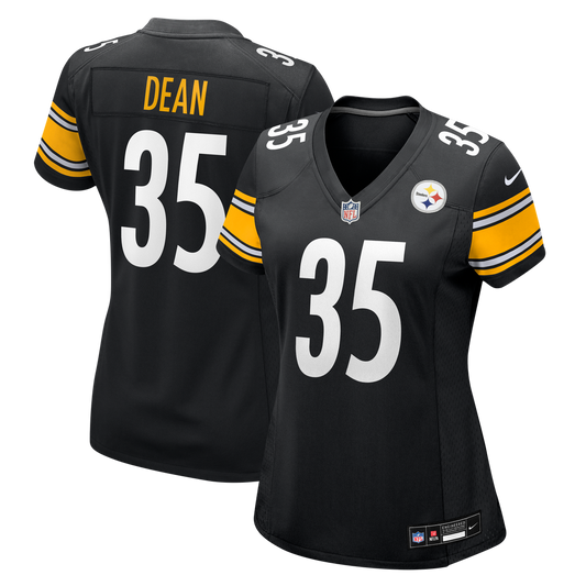 Jamel Dean Pittsburgh Steelers Nike Women's Team Game Jersey -  Black